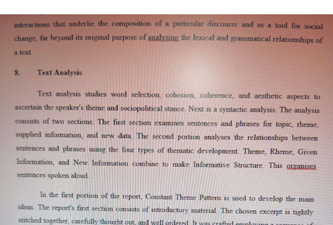 provide expert critical discourse and literary analysis